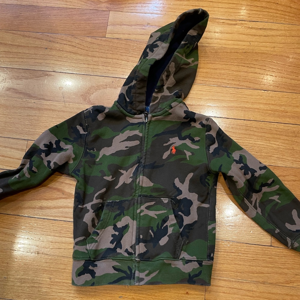 Boys Polo zip up sweatshirt